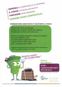 Formation gratuite pour le compostage en juin et juillet 2023