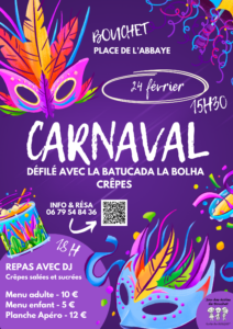 Carnaval Sou des Ecoles Samedi 24 février 2024