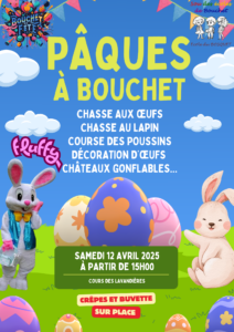 Bouchet en Fête et Sou des Ecoles Pâques à Bouchet samedi 12 avril 2025