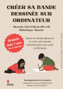Ateliers Numériques Mercredi 21 mai 2025