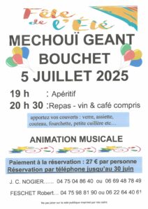 ACCA : Méchoui Samedi 05 juillet 2025