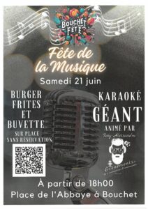 Bouchet en Fête : Fête de la Musique Samedi 21 juin 2025