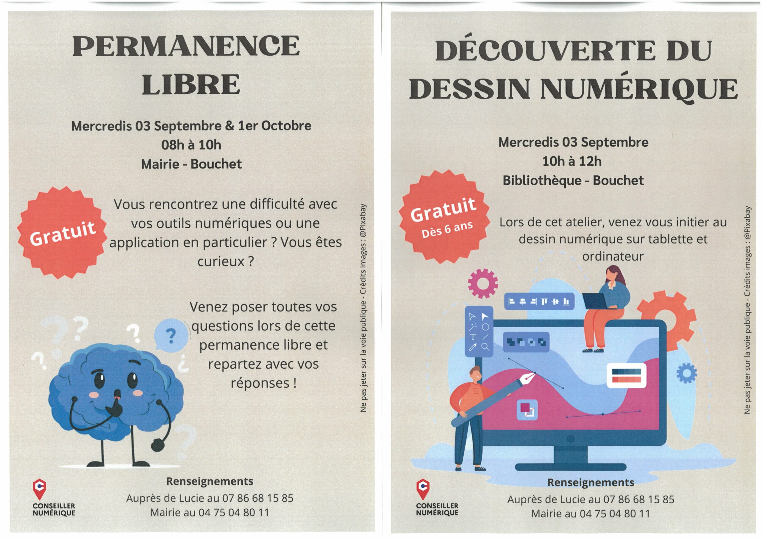 ATELIERS NUMERIQUES du 17 septembre 2025