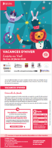 CENTRE DE LOISIR – Loisirs au Vent – Vacances d&rsquo;hiver
