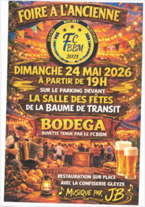 BODEGA – 24 mai 2026 – Buvette tenue par le FCBBM