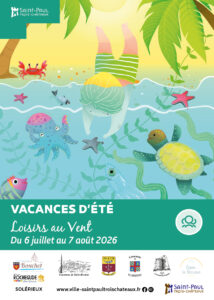 Vacances d&rsquo;été – Loisirs au Vent du 6 juillet au 7 août 2026