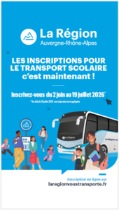 Inscriptions au transport scolaire pour la rentrée 2026