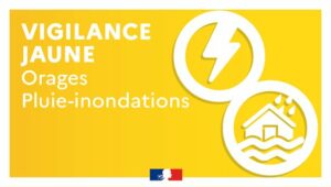 Vigilance jaune orages et pluies inondations jeudi 20 août 2026