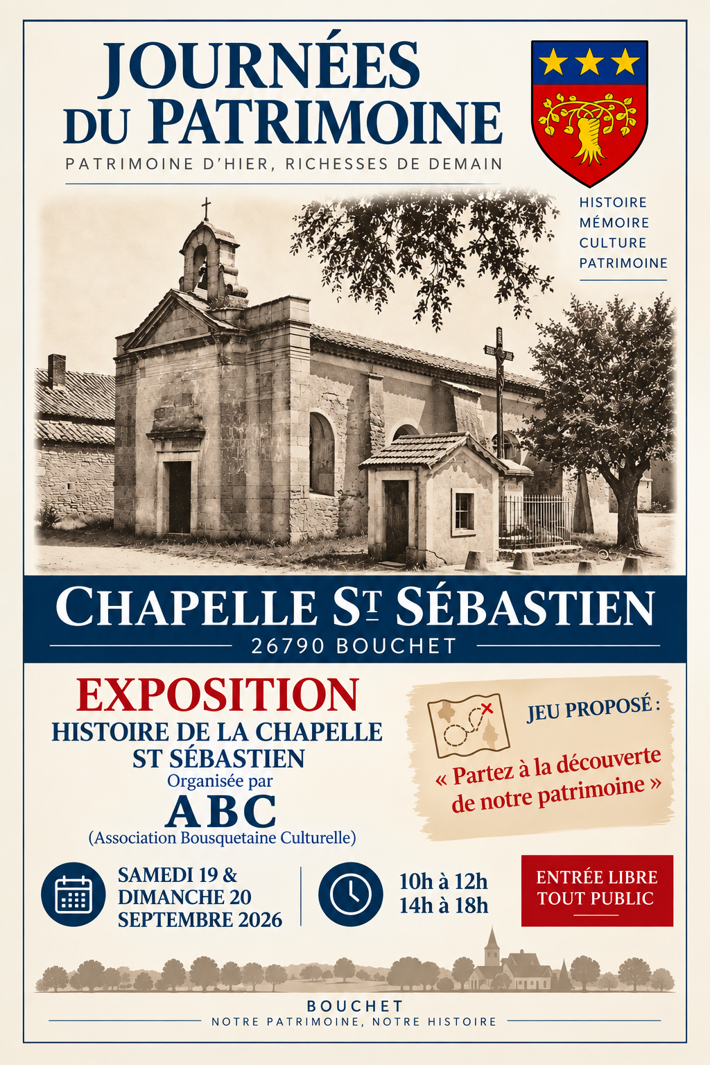 Journées du patrimoine organisée par l'association ABC